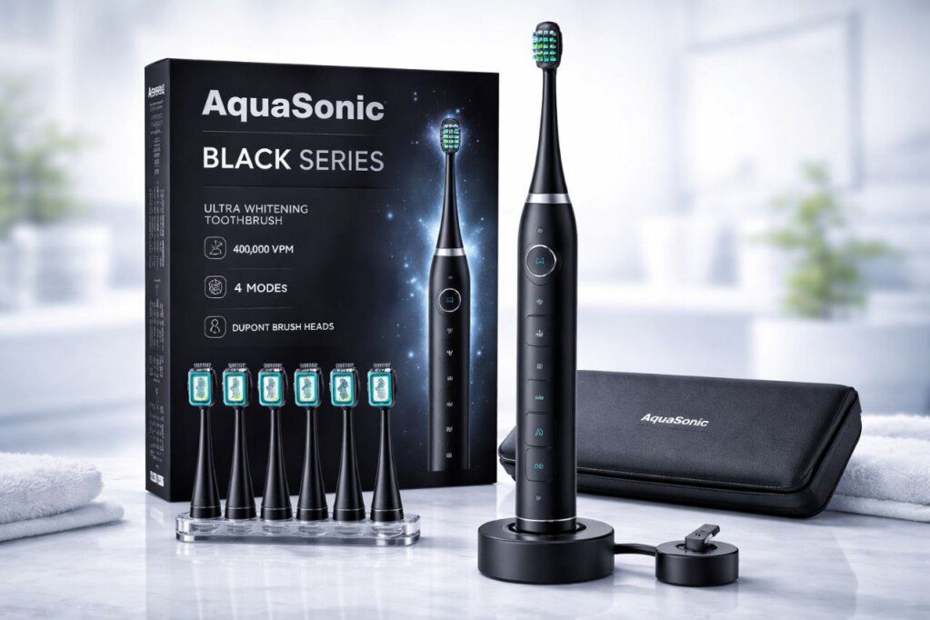 Aquasonic Black Series Electric Toothbrush Review
