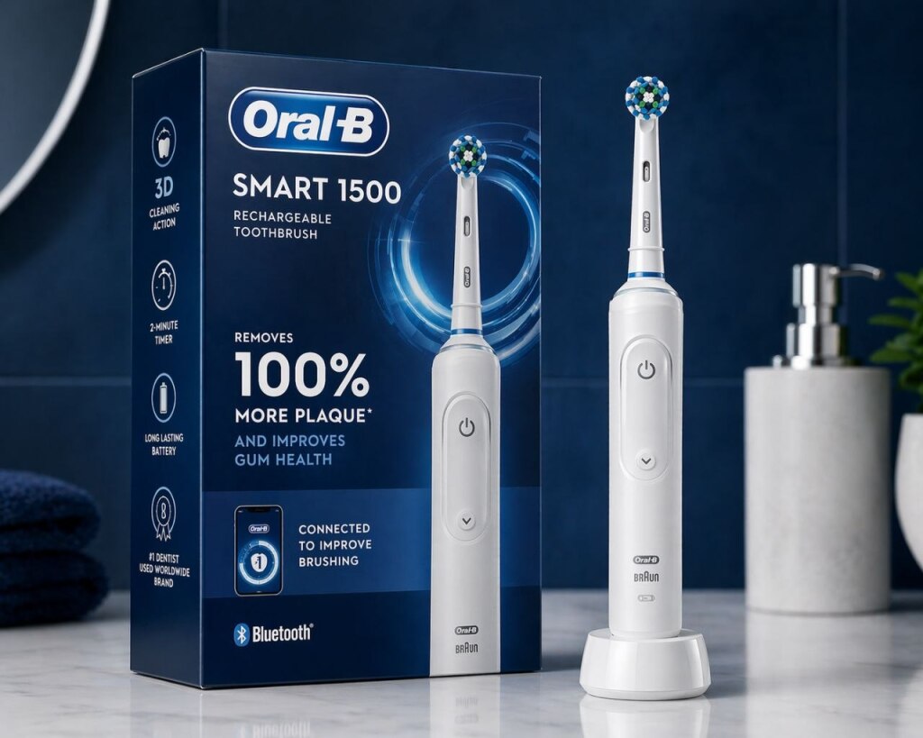 Oral-B Smart 1500 Review: Is This Mid-Range Electric Toothbrush Worth It?